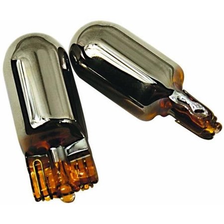 IPCW IPCW CWB-194CA Colored Bulb-Platinum Series 194 Mini Waffle Mount Chrome; Amber CWB-194CA